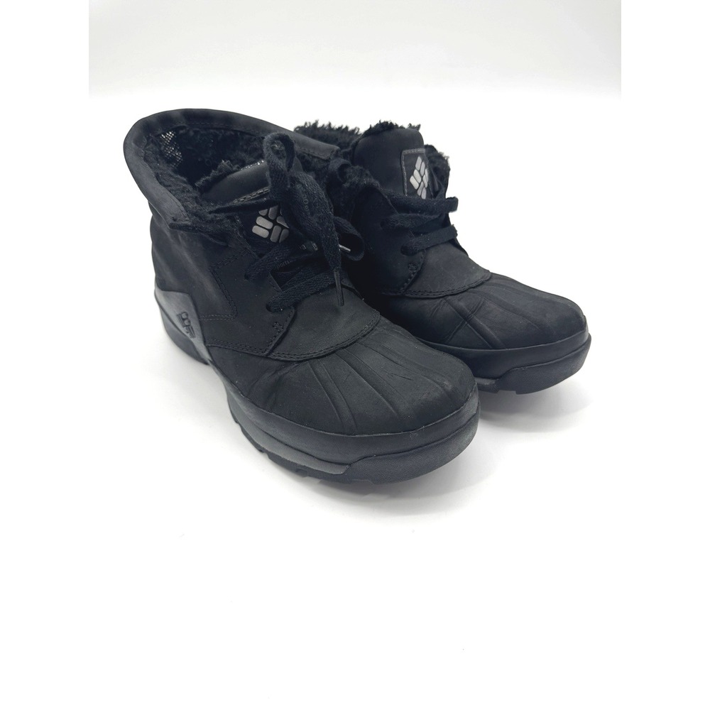 Columbia Womens Black Snow Boot 7 Faux Shearling Lined Outdoor Winter Waterproof